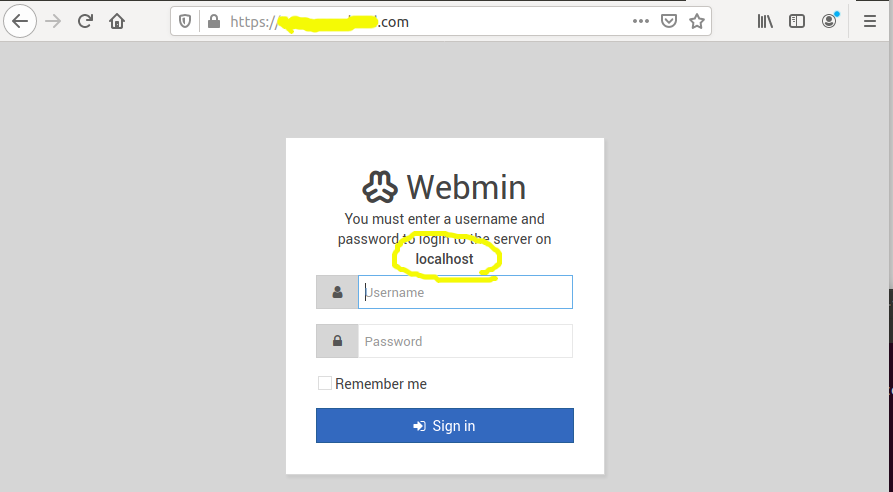 Install Webmin With Apache On Ubuntu 20.04 LTS - Localhost