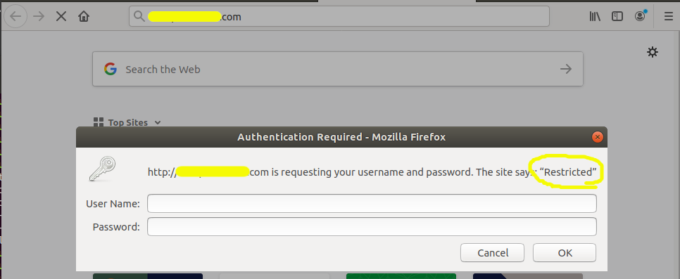 HTTP Basic Authentication - Nginx - Auth Dialog HTTP Basic Authentication - Nginx - Auth Dialog
