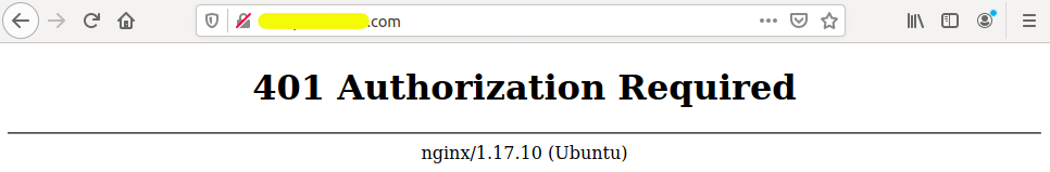 HTTP Basic Authentication - Nginx - Auth Error HTTP Basic Authentication - Nginx - Auth Error