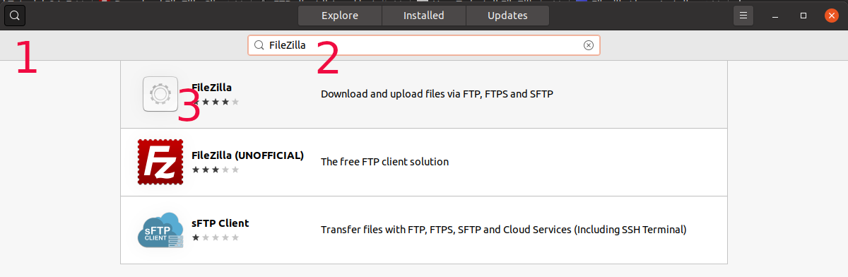 Install FileZilla On Ubuntu 20.04 LTS - Search FileZilla