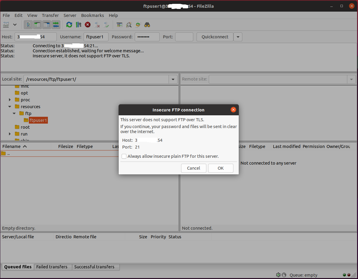 filezilla connect to linux server filezilla connect to linux server