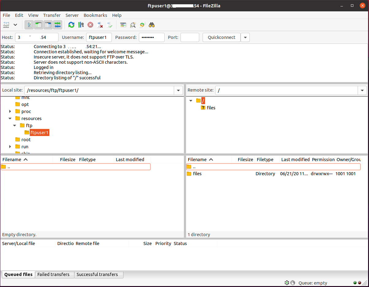 Install FileZilla On Ubuntu 20.04 LTS - Connected Install FileZilla On Ubuntu 20.04 LTS - Connected