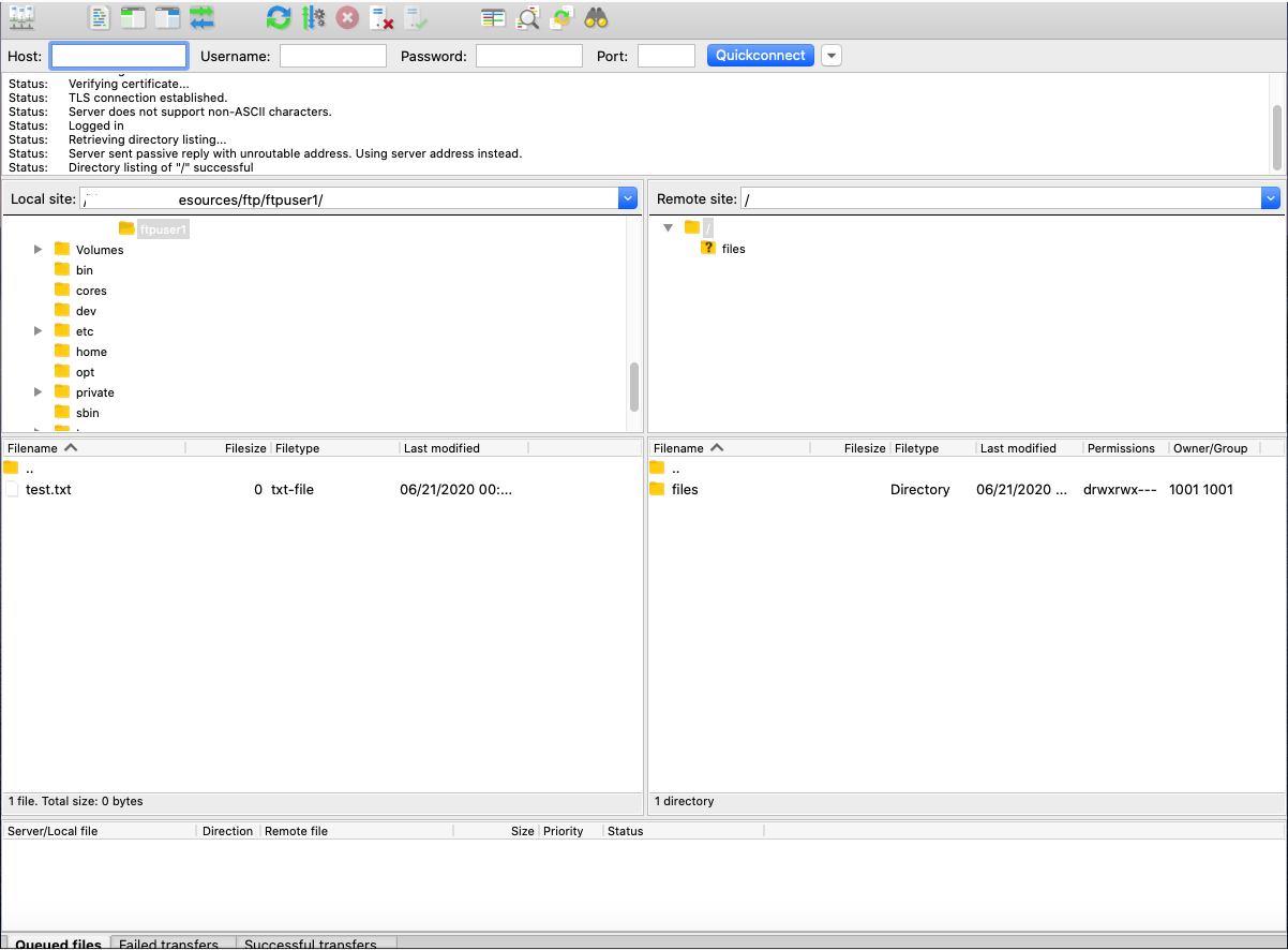 filezilla client mac