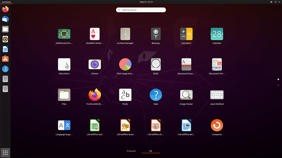 set default app ubuntu