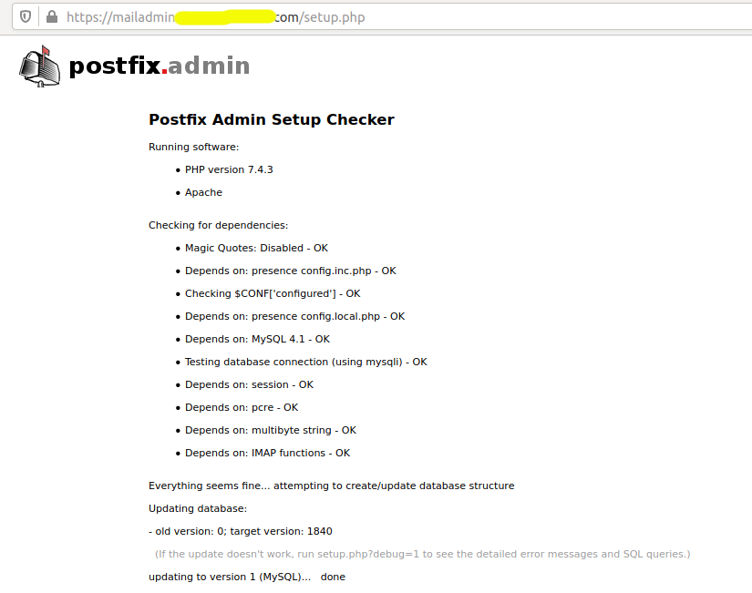 Install Postfix Admin On Ubuntu 20.04 LTS - Set Up Install Postfix Admin On Ubuntu 20.04 LTS - Set Up