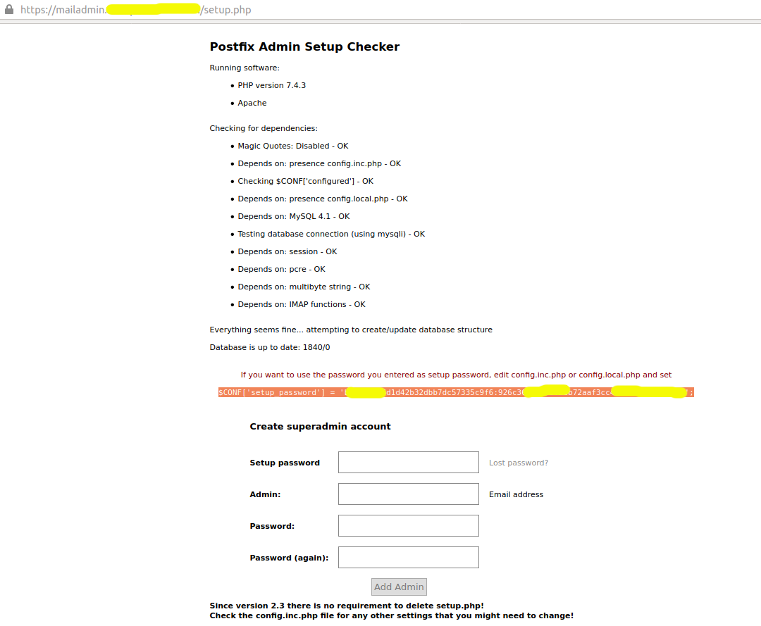 Install Postfix Admin On Ubuntu 20.04 LTS - Super Admin Install Postfix Admin On Ubuntu 20.04 LTS - Super Admin