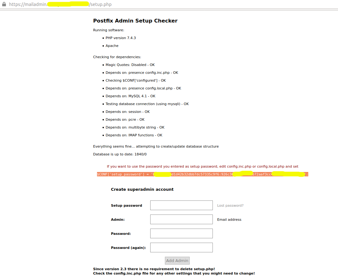 Install Postfix Admin On Ubuntu 20.04 LTS - Super Admin