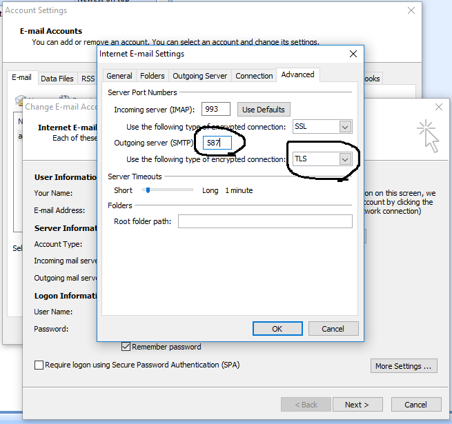 Outlook Autodiscover - Email Account Settings