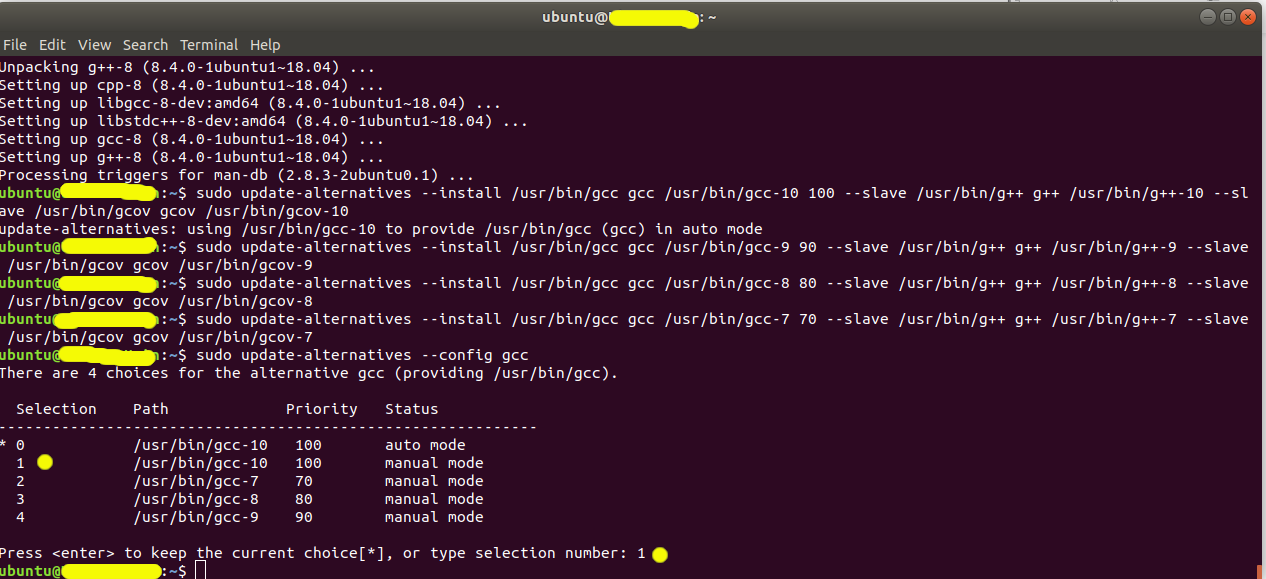 Install GCC on Ubuntu 18.04 - Switch GCC Version
