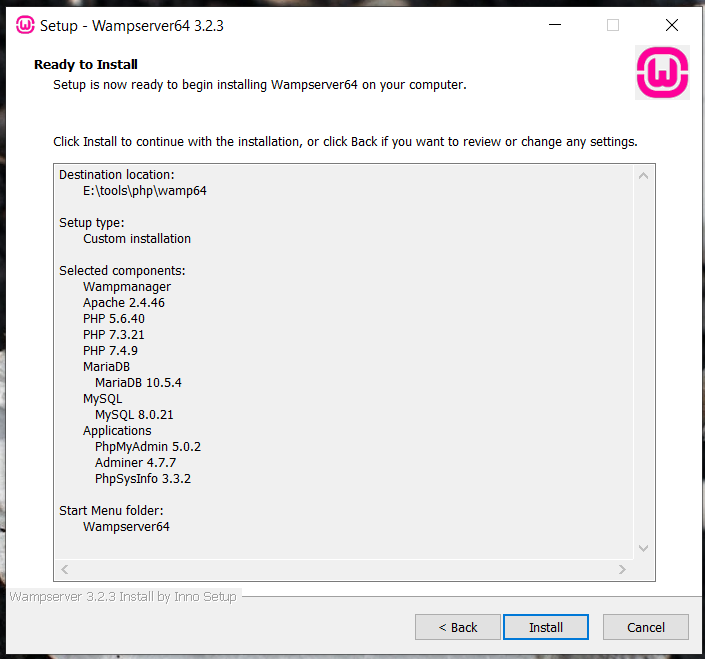 Confirm Installation Confirm Installation