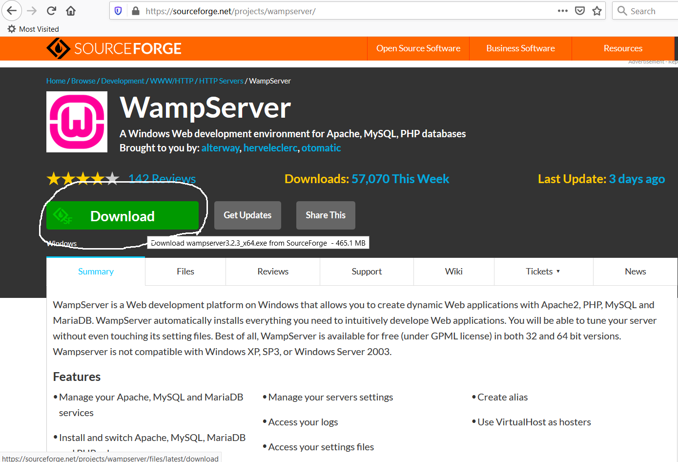 SourceForge Repository