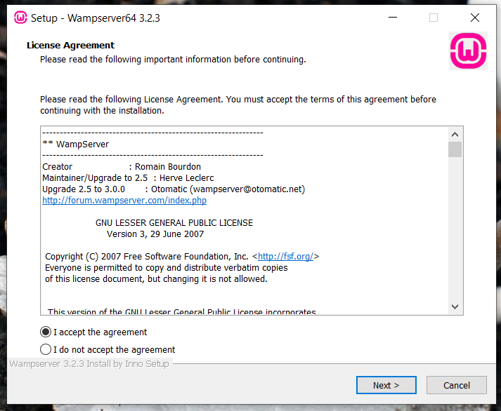 Accept License Agreement Accept License Agreement