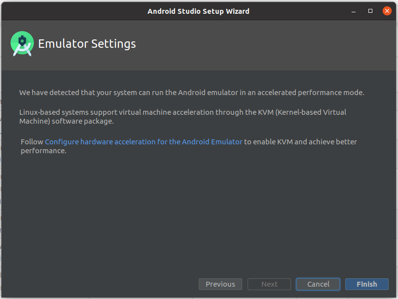 Install Andriod Studio On Ubuntu 20.04 - Emulator Settings