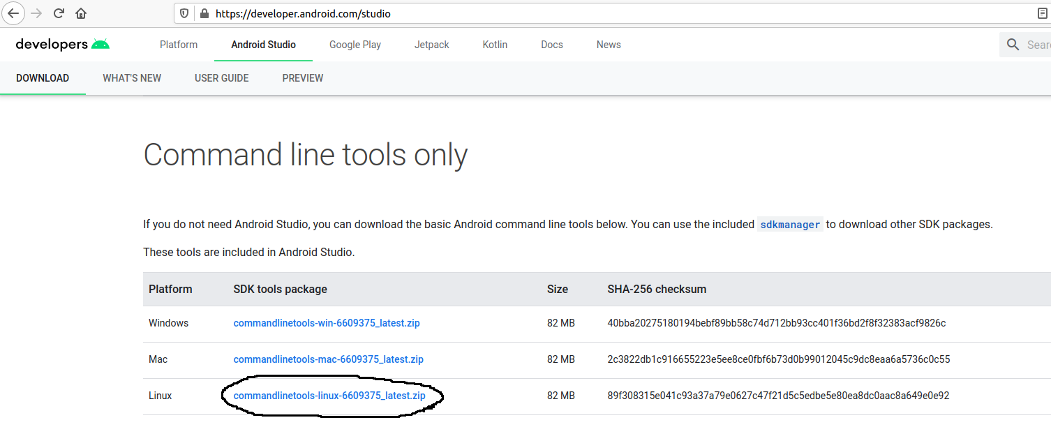 android studio download install