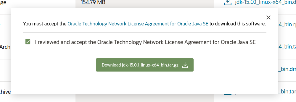 Install Java 15 On Ubuntu 20.04 LTS - License