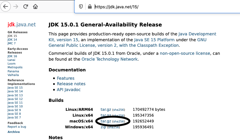 Install OpenJDK 15 On Mac - Downloads