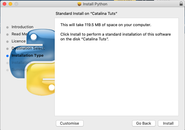 Install Python 3.9 On Mac - Install Type Install Python 3.9 On Mac - Install Type
