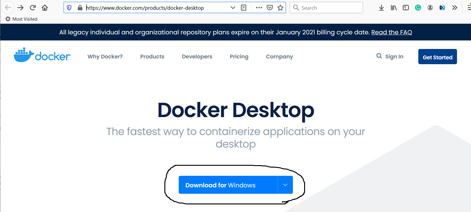 Download Docker Download Docker