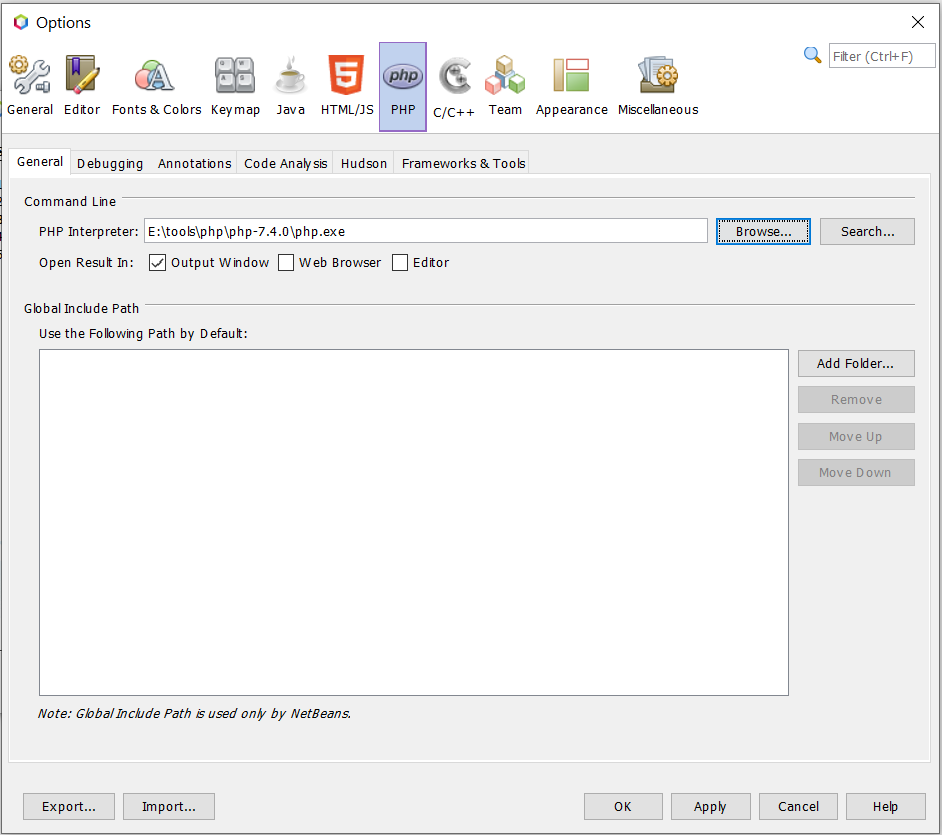 Install NetBeans 12 for PHP On Windows 10 - Run Configuration Install NetBeans 12 for PHP On Windows 10 - Run Configuration