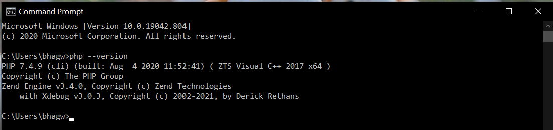 Install PHP 8 On Windows 10 - Version Checks Install PHP 8 On Windows 10 - Version Checks
