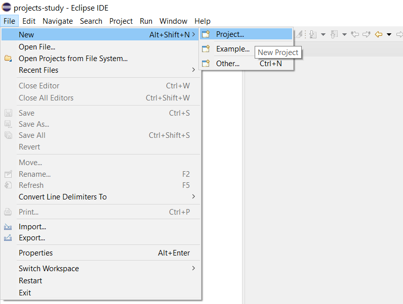 Remote Debug PHP on Windows using Eclipse - Create Project