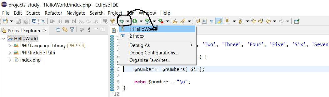 Remote Debug PHP on Windows using Eclipse - Start Debugger