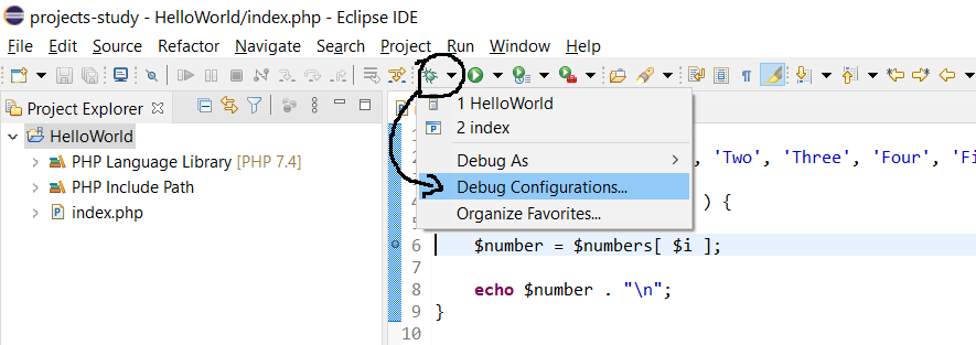 Remote Debug PHP on Windows using Eclipse - Debug Configuration