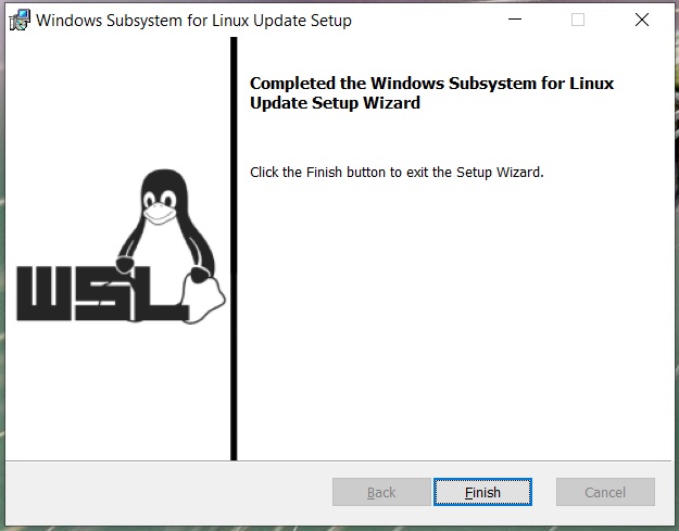 Install Windows Subsystem For Linux WSL 2 on Windows 10 - WSL Installed