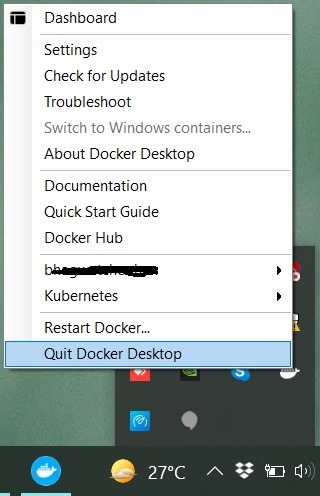 Docker Desktop with WSL 2 - Relocate the Data - Quit Docker Docker Desktop with WSL 2 - Relocate the Data - Quit Docker