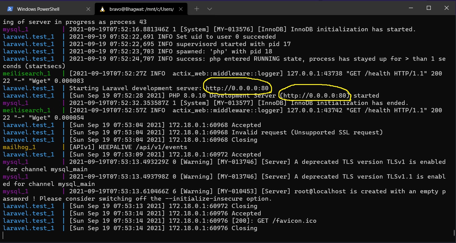 Install Laravel using Docker Desktop on Windows 10 - Server Up Install Laravel using Docker Desktop on Windows 10 - Server Up