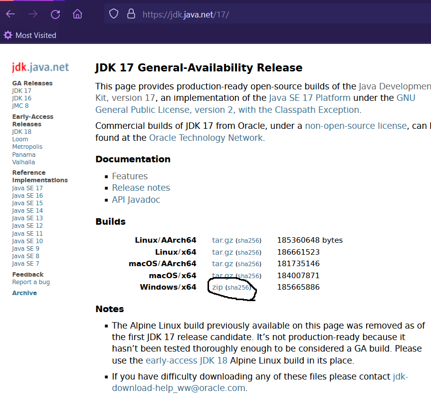 Install Java 17 or OpenJDK 17 on Windows 10 - Download Options