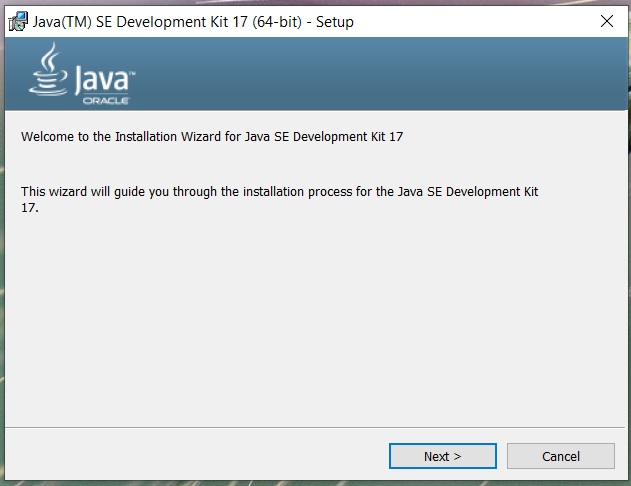 Install Java 17 or JDK 17 on Windows 10 - Welcome Screen