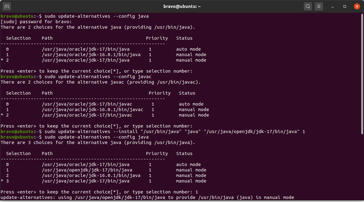 Install OpenJDK 17 or JDK 17 on Ubuntu 20.04 LTS - Configure Java