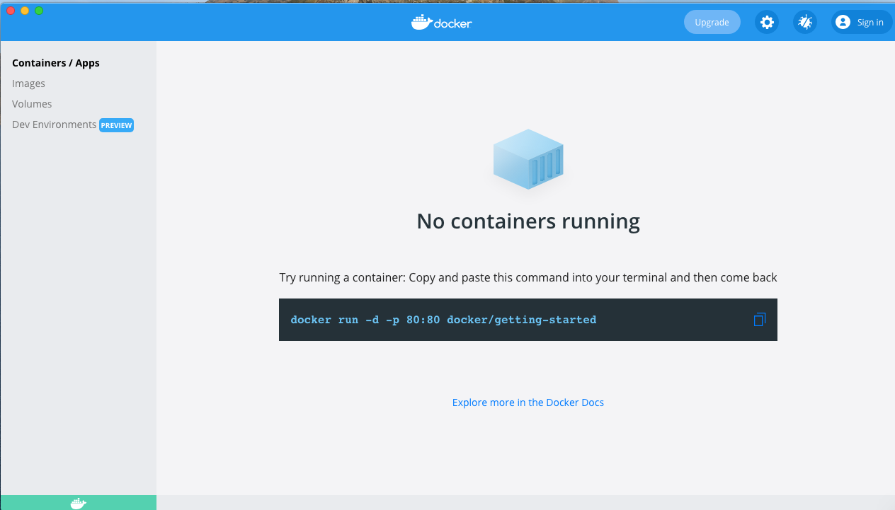 Install Docker Desktop on macOS -Containers