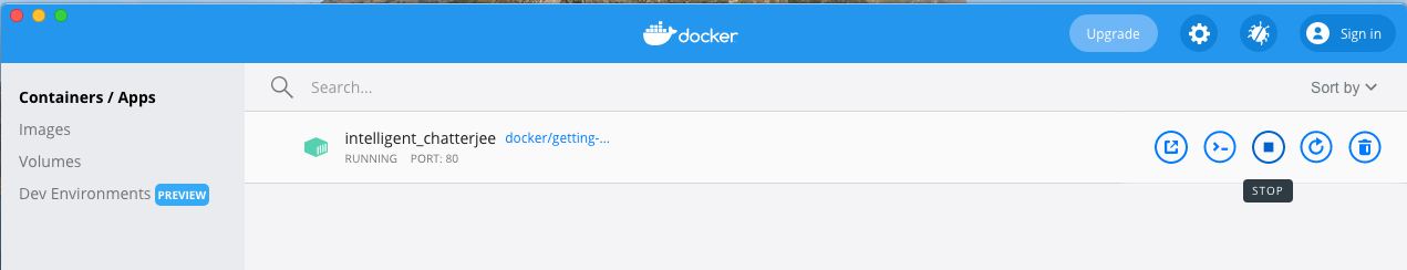 Install Docker Desktop on macOS - Stop Getting Started Install Docker Desktop on macOS - Stop Getting Started