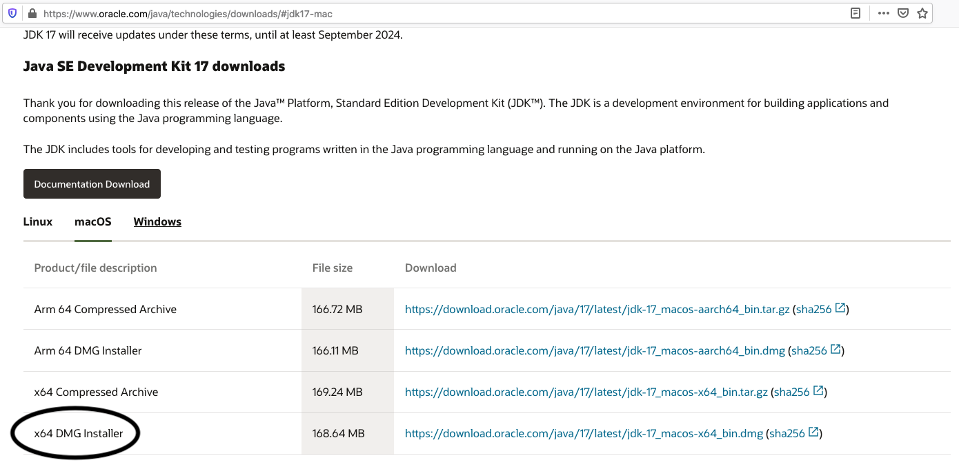 Install Oracle Java 17 or JDK 17 on macOS - Download Options