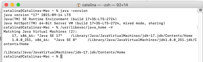 Install OpenJDK 17 or JDK 17 on macOS - Check Installed JDKs Install OpenJDK 17 or JDK 17 on macOS - Check Installed JDKs