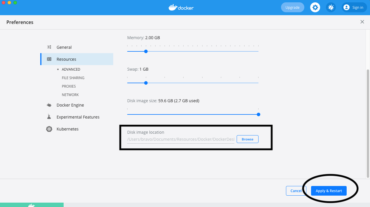 Install Docker Desktop on macOS - Change Storage Path Install Docker Desktop on macOS - Change Storage Path