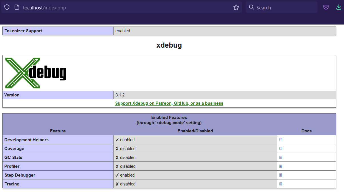 Debug PHP using Xdebug - Docker Container - Verify Xdebug Debug PHP using Xdebug - Docker Container - Verify Xdebug