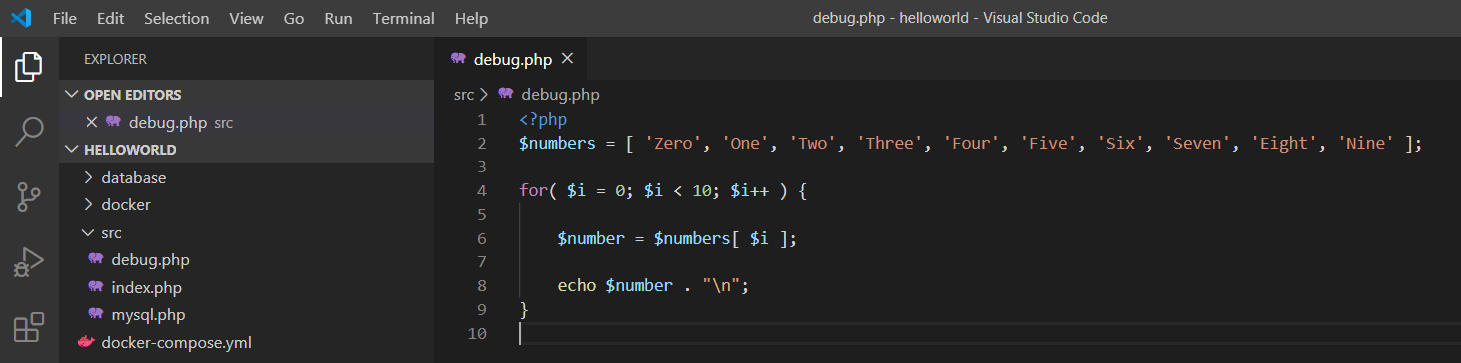 Debug PHP using Xdebug and Visual Studio Code - Docker Container - Debug Script Debug PHP using Xdebug and Visual Studio Code - Docker Container - Debug Script