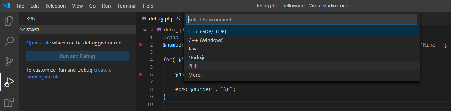 Debug PHP using Xdebug and Visual Studio Code - Docker Container - Environment Debug PHP using Xdebug and Visual Studio Code - Docker Container - Environment