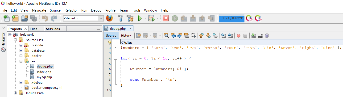 Debug PHP using Xdebug and NetBeans - Docker Container - PHP Script Debug PHP using Xdebug and NetBeans - Docker Container - PHP Script