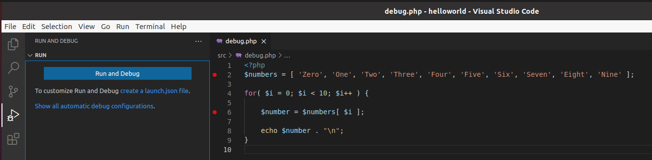 Debug PHP using Xdebug and Visual Studio Code - Docker Container - Ubuntu - Configure VS Code Debug PHP using Xdebug and Visual Studio Code - Docker Container - Ubuntu - Configure VS Code