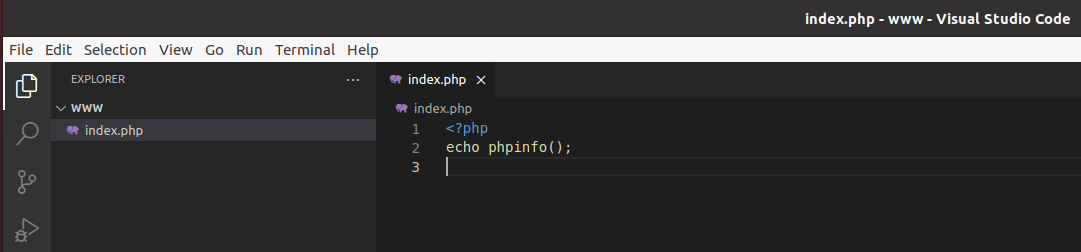 Debug PHP using Xdebug and Visual Studio Code on Ubuntu - VS Code Source