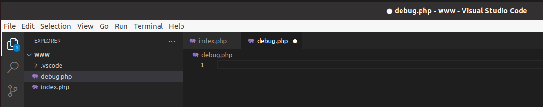 Debug PHP using Xdebug and Visual Studio Code on Ubuntu - VS Code - Create File Debug PHP using Xdebug and Visual Studio Code on Ubuntu - VS Code - Create File