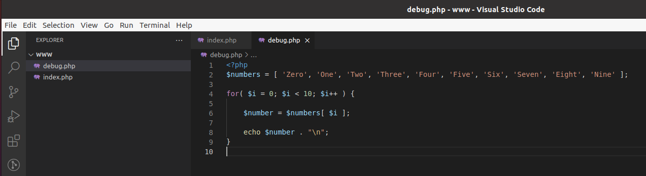 Debug PHP using Xdebug and Visual Studio Code on Ubuntu - VS Code - Code for Debugging Debug PHP using Xdebug and Visual Studio Code on Ubuntu - VS Code - Code for Debugging