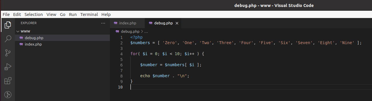 Debug PHP using Xdebug and Visual Studio Code on Ubuntu - VS Code - Code for Debugging