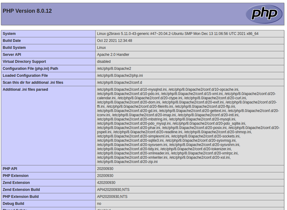 Debug PHP using Xdebug and NetBeans on Ubuntu - PHP Info Debug PHP using Xdebug and NetBeans on Ubuntu - PHP Info