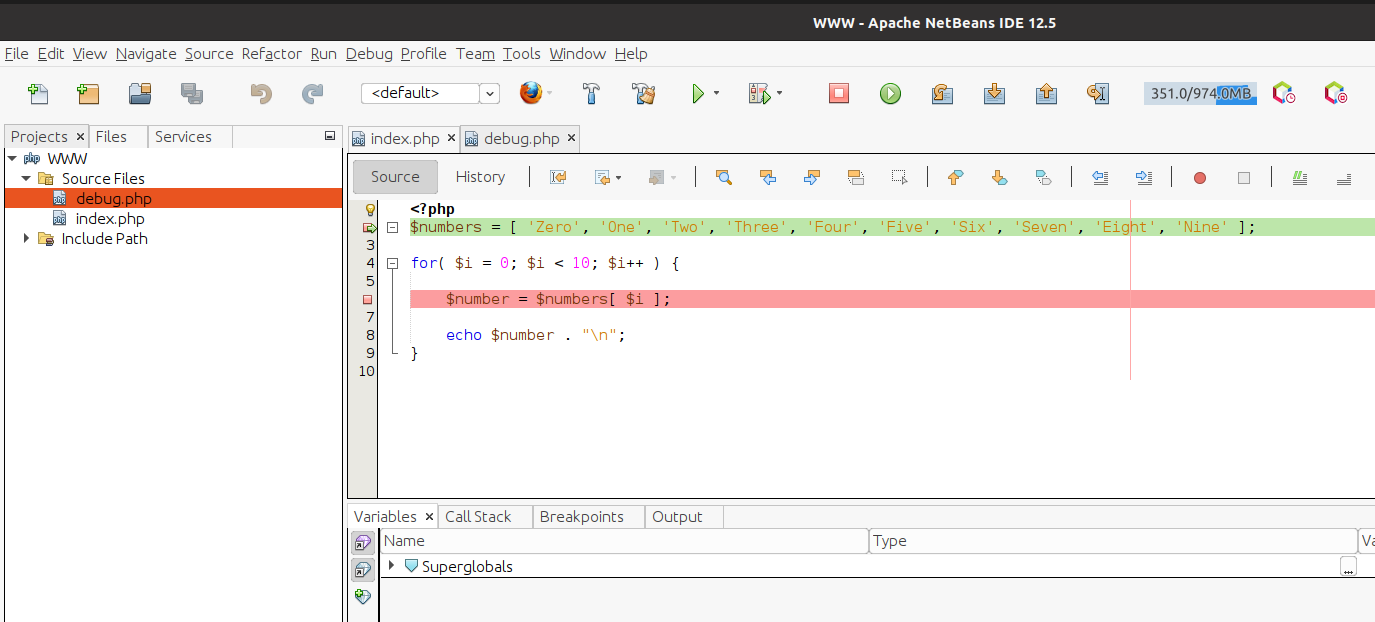 Debug PHP using Xdebug and NetBeans on Ubuntu - Debugger Paused Debug PHP using Xdebug and NetBeans on Ubuntu - Debugger Paused