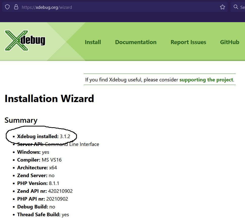 Debug PHP using Xdebug and NetBeans On Windows - Verify Xdebug
